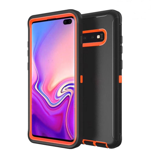 Defender Black and Orange Case for Samsung S10 LITE