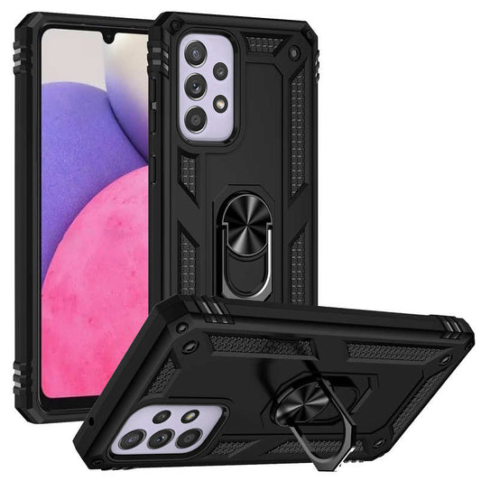 Hybrid Ring Black Case for Samsung A33