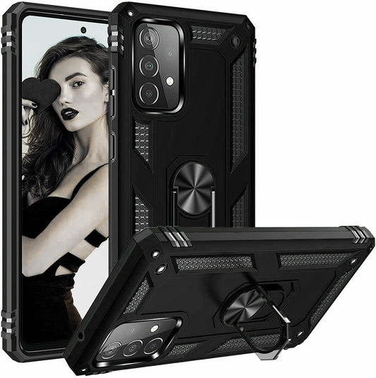Hybrid Ring Black Case for Samsung A53