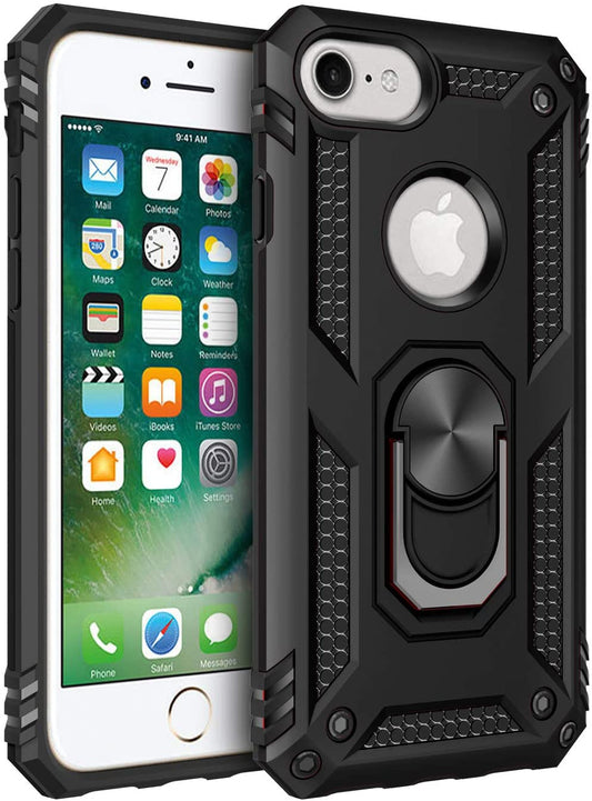 Hybrid Ring Case for iPhone 7 Black