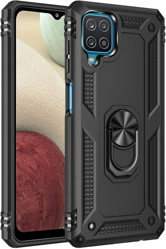 Hybrid Ring Black Case for Samsung A12