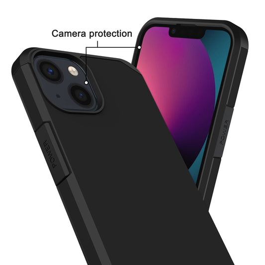Slim Armor Protective Black Case for iPhone 14 PLUS