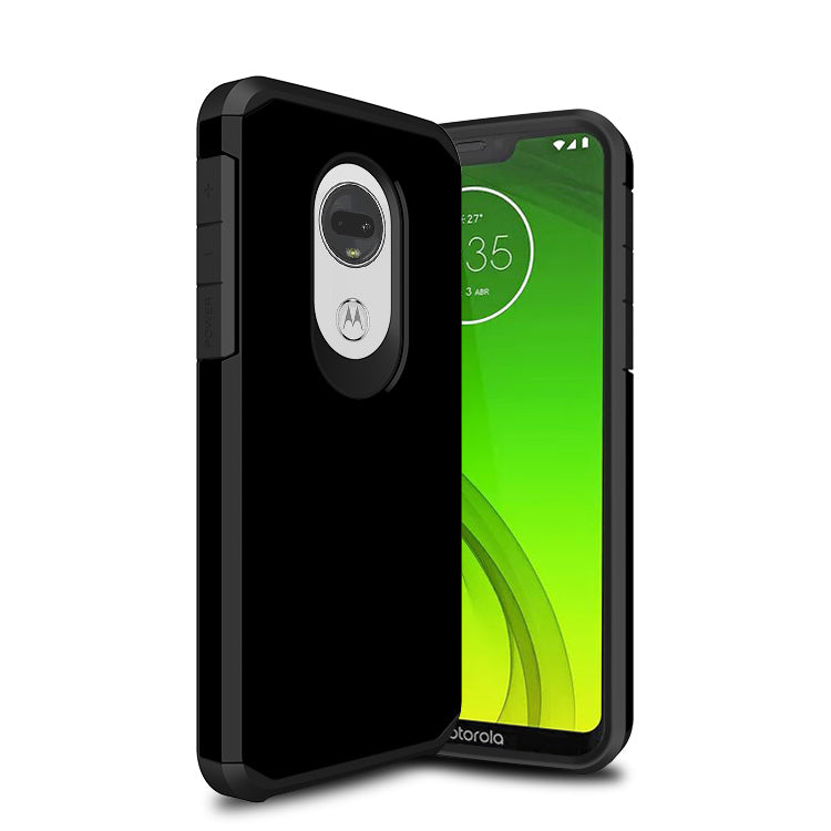 Slim Armor Protective Black Case for Motorola G7 PLAY