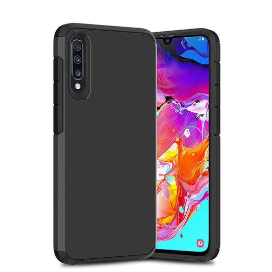 Slim Armor Protective Black Case for Samsung A70