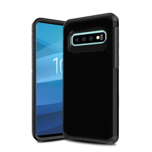 Slim Armor Protective Black Case for Samsung S10 PLUS