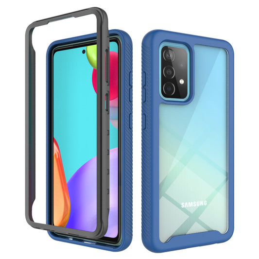 BLUE 2PC CLEAR BACK SAM A52