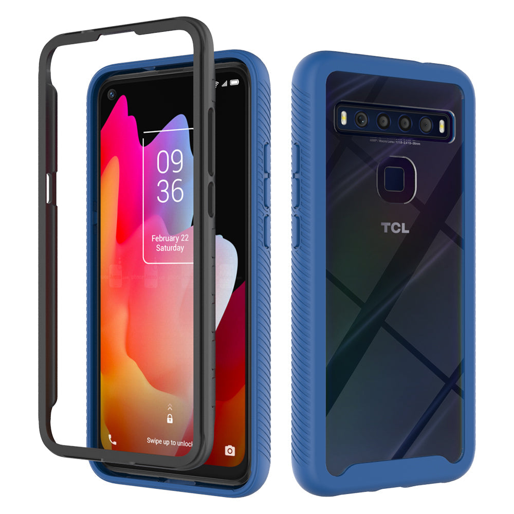 BLUE 2PC CLEAR BACK TL 10L