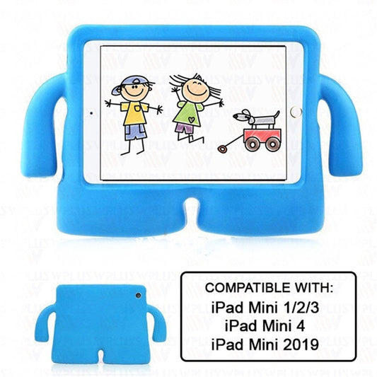 BLUE 3D SILICON KID'S CASE IPAD MINI 2/3/4/5