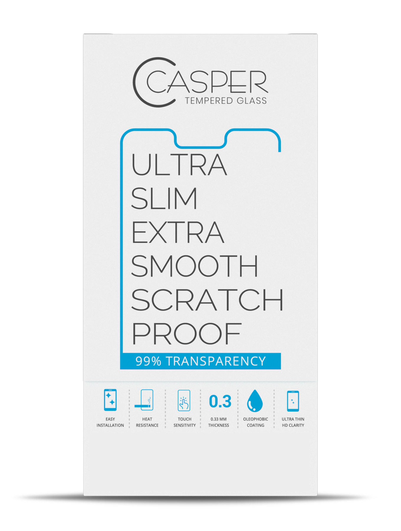 Casper Tempered Glass For iPhone 13 Mini (100 Pack) (Clear)