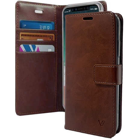 Brown Wallet Case Motorola G PLAY 2021