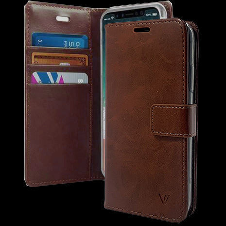 Brown Wallet Case Samsung S21 ULTRA