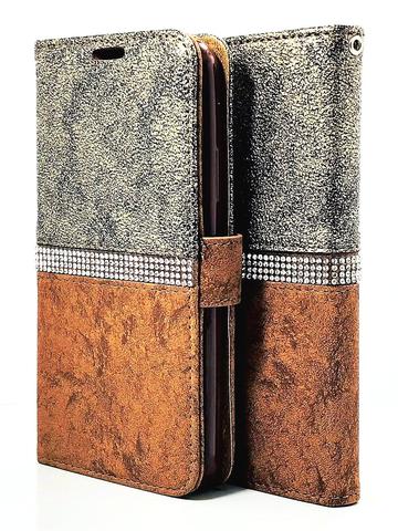 Graphic Wallet Case Brown Leather Case For Apple iPhone X iPhone XS