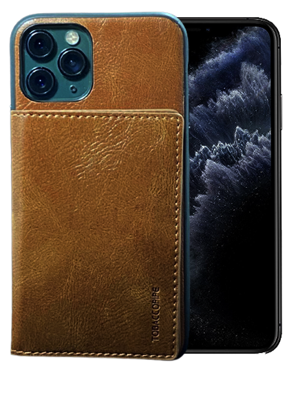 BROWN LTHR CARD INSRTR-TOB IP 11 PRO