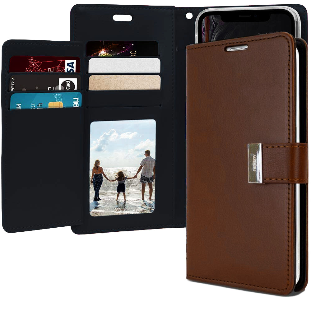 Brown RICH DIARY Wallet Case iPhone 11 PRO MAX
