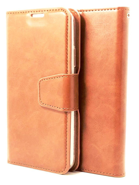 Brown SHINY Wallet Case iPhone X iPhone XS