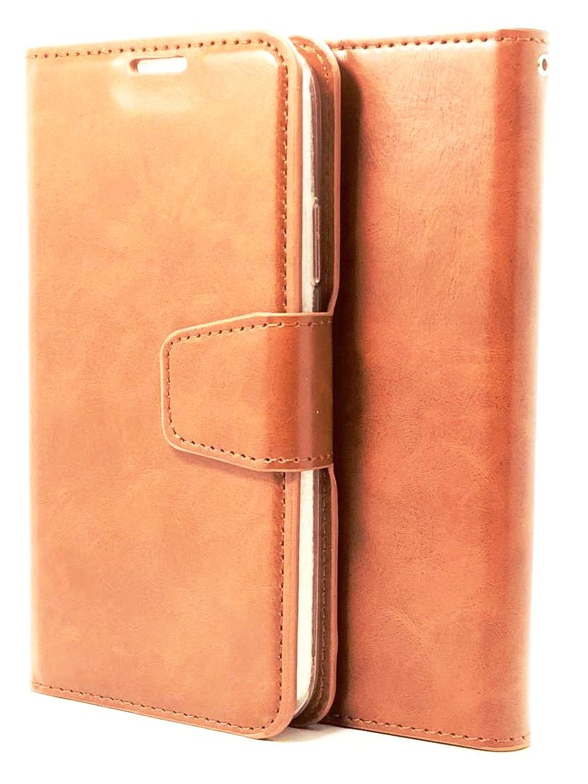 Brown SHINY Wallet Case iPhone X iPhone XS