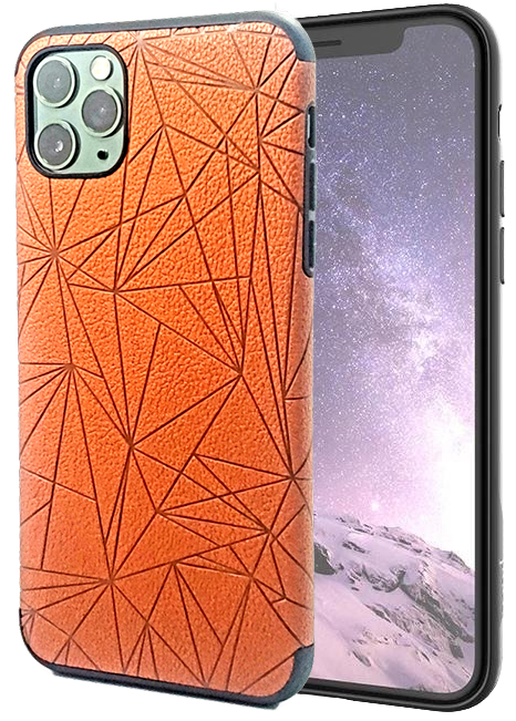 Silicone Brown ZigZag Case For 11 PRO MAX