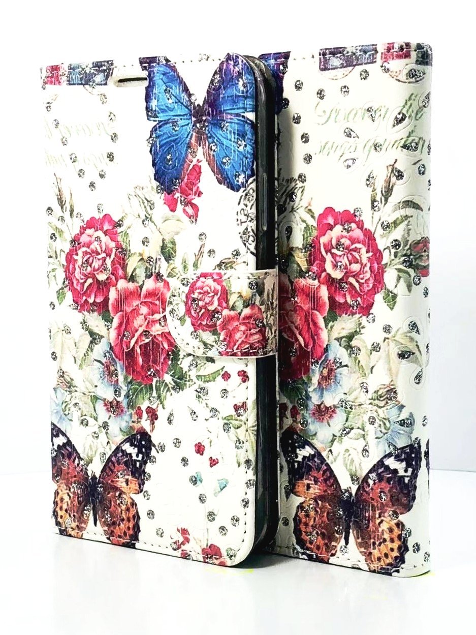 BUTRFLY ROSE NATR Wallet Case iPhone X iPhone XS