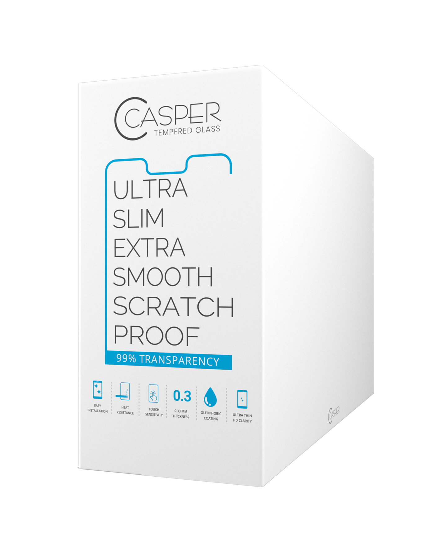 Casper Tempered Glass For iPhone 13 Mini (100 Pack) (Clear)
