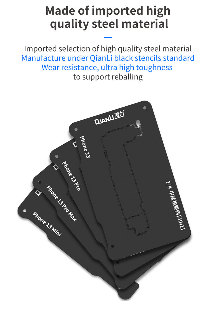 Middle Frame Reballing Platform For iPhone 13 / 13 Mini / 13 Pro / 13 Pro Max (Qianli)