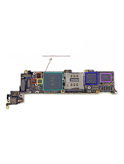 Cumulus - Touch Screen / Digitizer Controller IC For iPhone 5 To 6 Plus iPad Air 1 / Air 2 / Mini 1 / Mini 2 / Mini 3 / Mini 4 / iPad 5 (2017) (BCM5976:63 Pins) (10 Pack) (Broadcom)