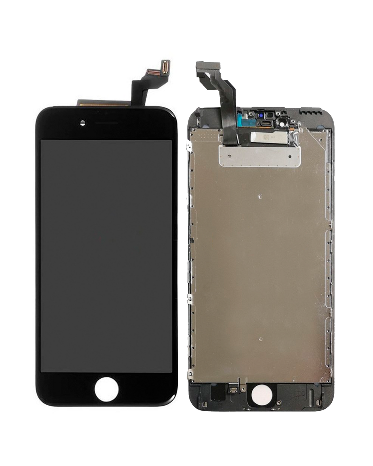 LCD Assembly With Steel Plate For iPhone 6S Plus (Aftermarket Pro: XO7 Incell) (Black)