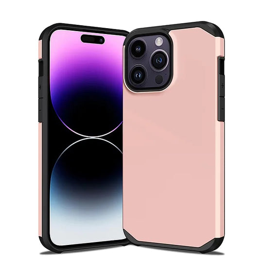 Slim Armor Protective Case for iPhone 15 Rose Gold