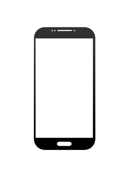 Front Glass For Samsung Galaxy S4 (Black)
