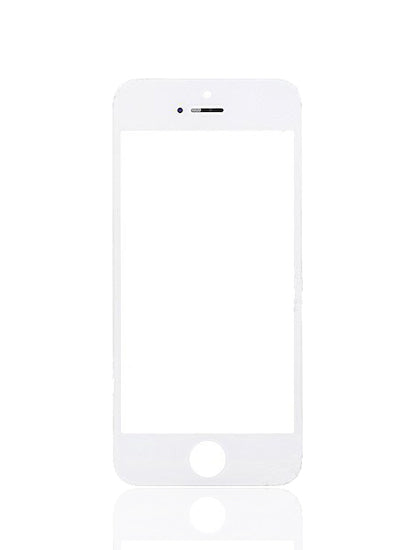 Glass With Frame For iPhone 5 (White)