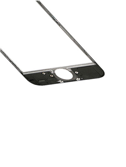 2 in 1 (Front Glass + Frame Pre-Installed) For iPhone 5C (2 Pack) (Black)