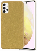 Glitter Silicone Gold Case For Samsung A32 4G