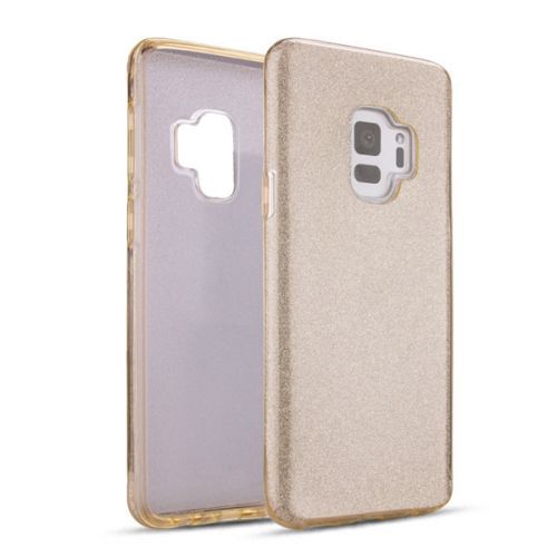 Glitter Silicone Gold Case For Samsung A8 (2018)