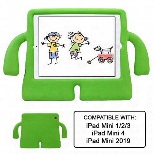 GREEN 3D SILICON KID'S CASE IPAD MINI 2/3/4/5
