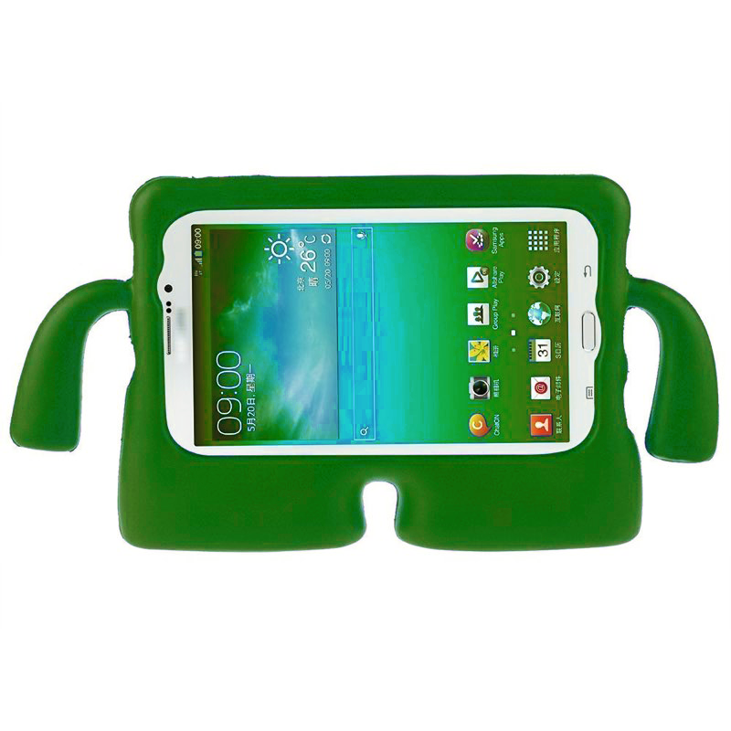 GREEN 3D SILICON KID'S CASE SAM TAB E 9.6/T560NU