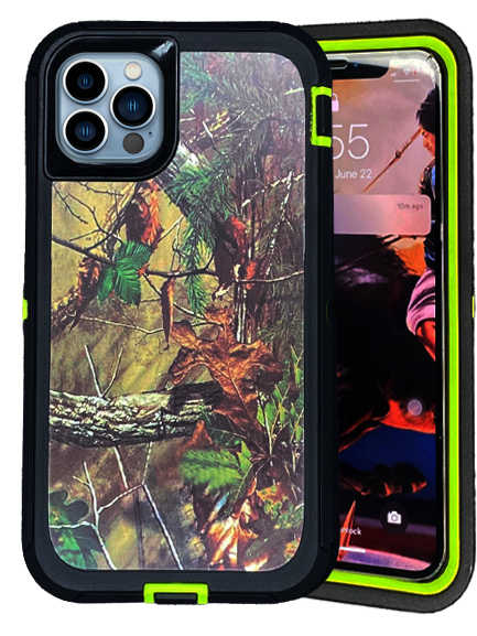 Defender Green Camo Case for iPhone 12 Pro