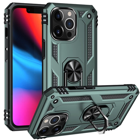 GREEN Hybrid Ring Case for iPhone 13 MINI