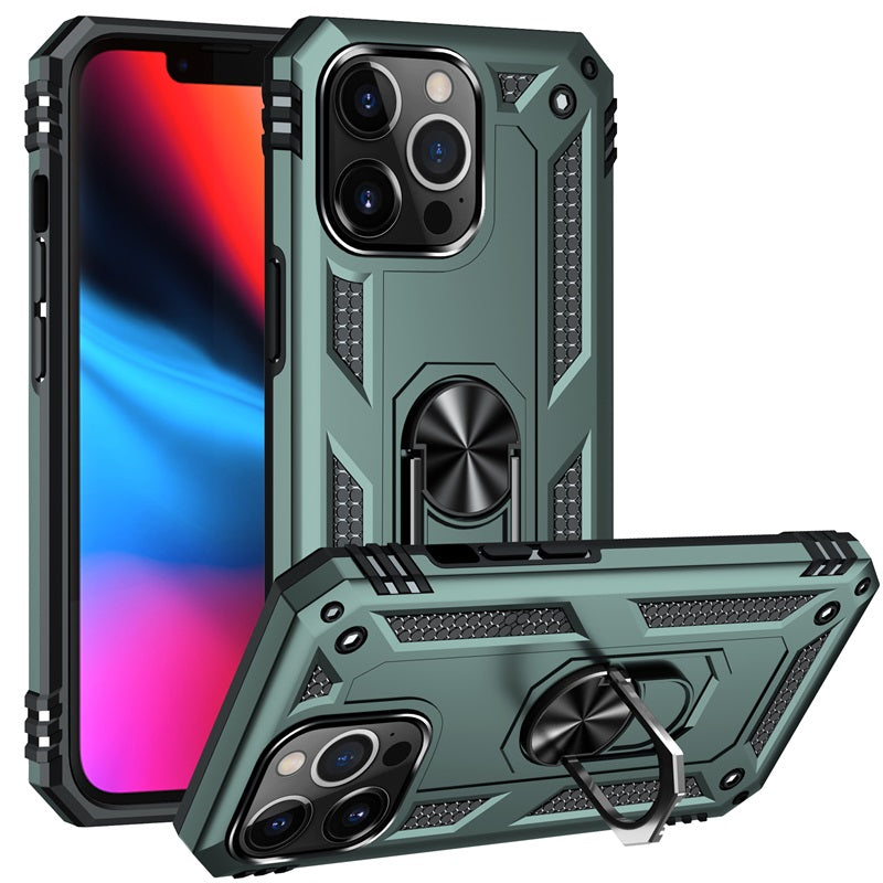 GREEN Hybrid Ring Case for iPhone 13 PRO MAX