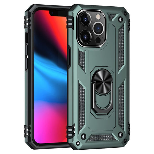 GREEN Hybrid Ring Case for iPhone 13