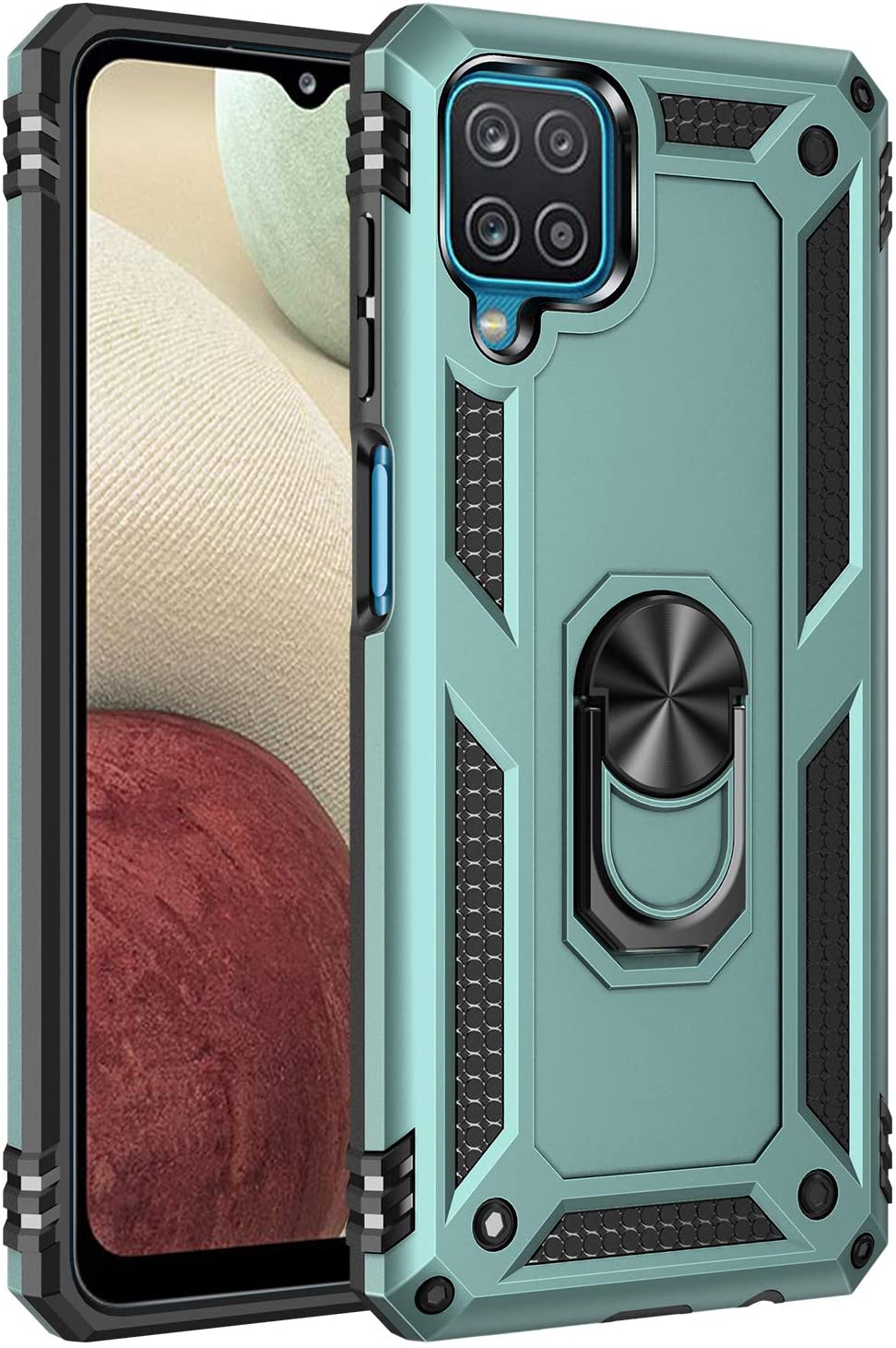 GREEN Hybrid Ring Case for Samsung A12