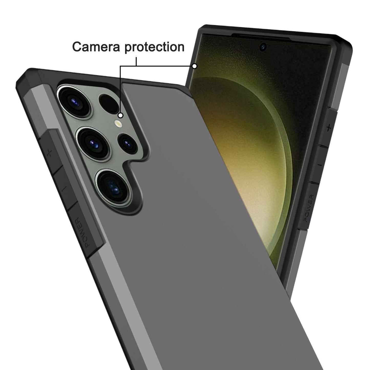 Slim Armor Grey Case For S24 Ultra