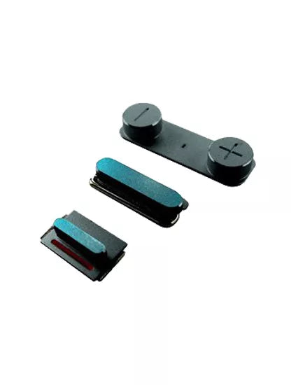 Hard Buttons Set (Power / Volume / Vibrator) For iPhone 5 (Black)