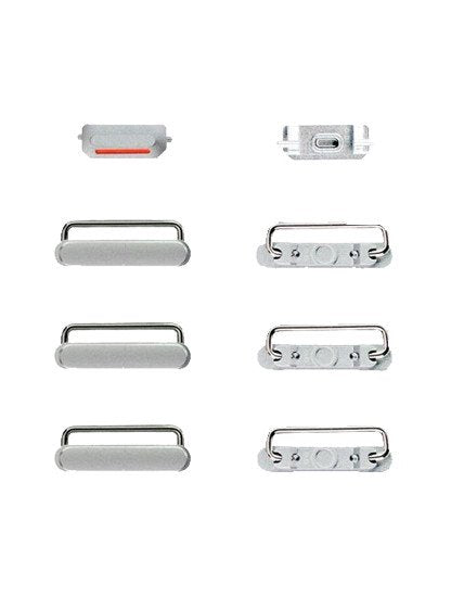Hard Buttons (Power / Volume / Switch) For iPhone 6S Plus (Silver)