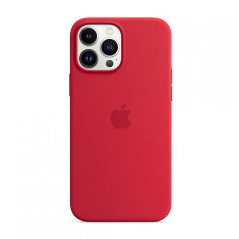 Apple Silicone Case iPhone 15 Pro Max Red