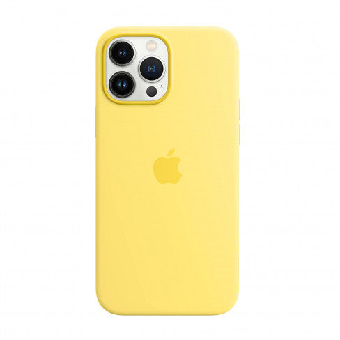 Apple Silicone Case iPhone 12 Yellow