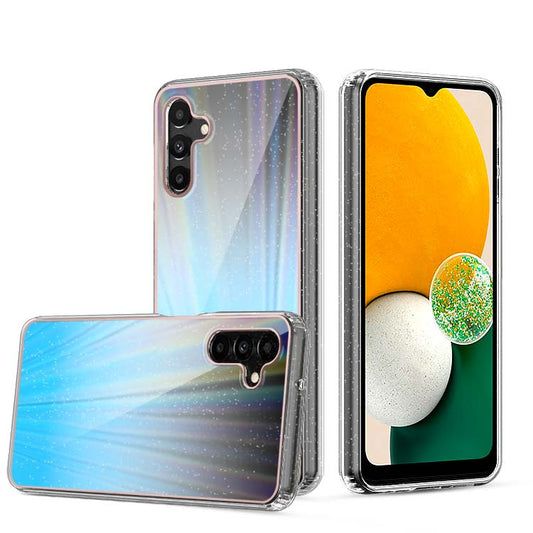 Clear Graphic Case (Blue Sparkle) for Samsung A13