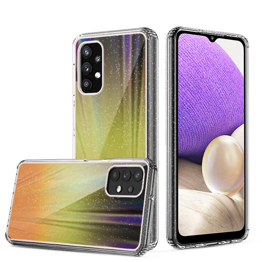 Clear Graphic Case (Gold Sparkle) for Samsung A32 5G
