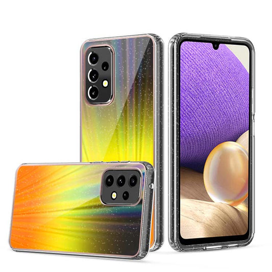 Clear Graphic Case (Gold Sparkle) for Samsung A33