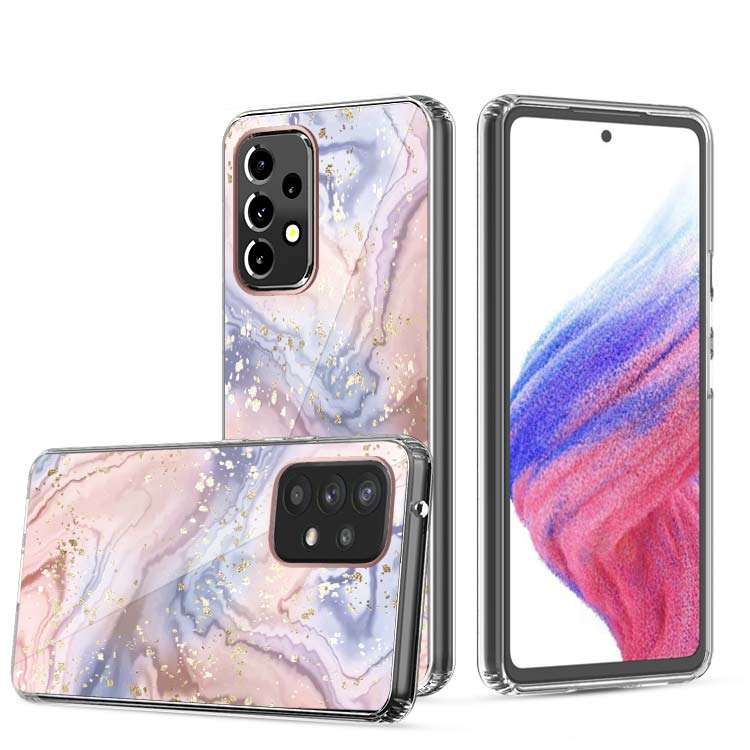 Clear Graphic Case (Multi Marble) for Samsung A53