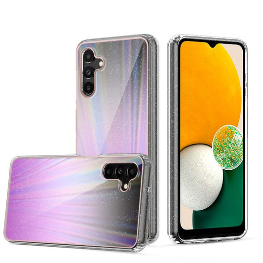 Clear Graphic Case (Purple Sparkle) for Samsung A13