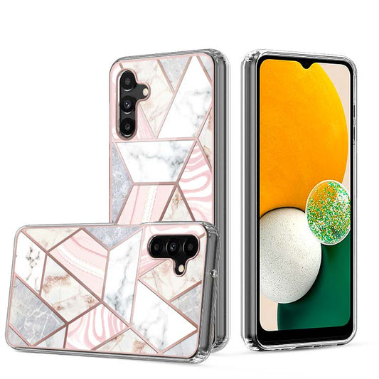 Clear Graphic Case (ZIGZAG MARBLE) for Samsung A13